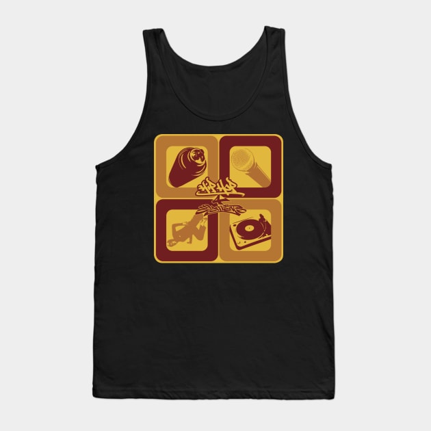 4 ELEMENTS of HIP HOP (original design) Tank Top by trev4000